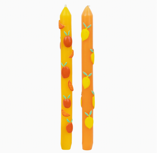 Citrus Taper Candles | 2 Pack