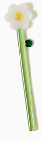 Flower Shape Glass Spoon